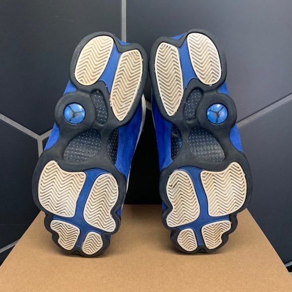 ~Used W/O Box! Men's Nike Air Jordan 13 Hyper Royal Sneakers Size 8.5 - Picture 6 of 8